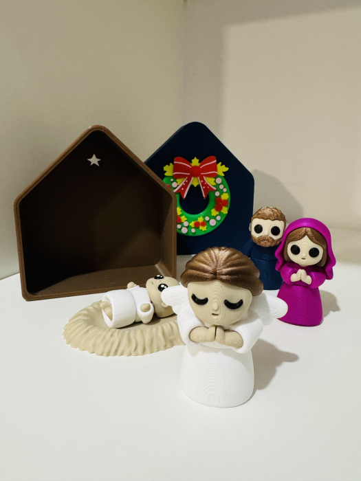 Scena nasterii Domnului - diorama Familia Sfanta [3]