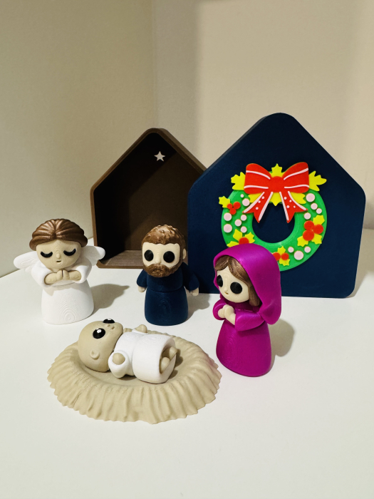 Scena nasterii Domnului - diorama Familia Sfanta [6]