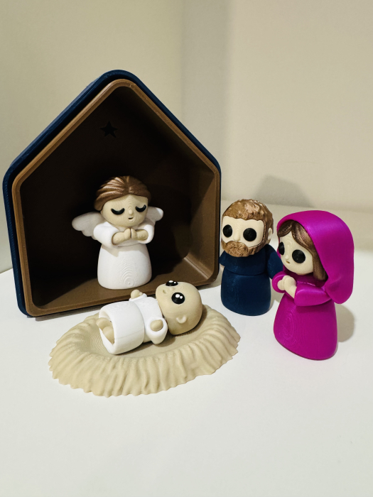 Scena nasterii Domnului - diorama Familia Sfanta [4]