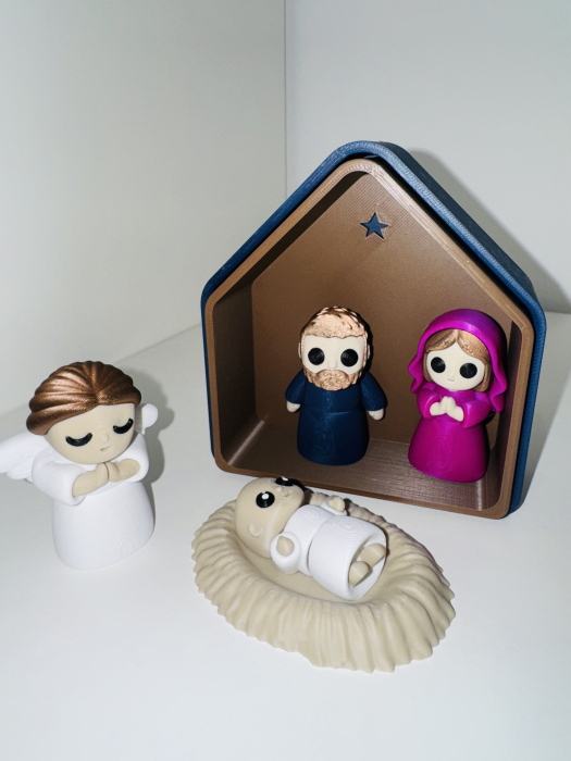 Scena nasterii Domnului - diorama Familia Sfanta [2]