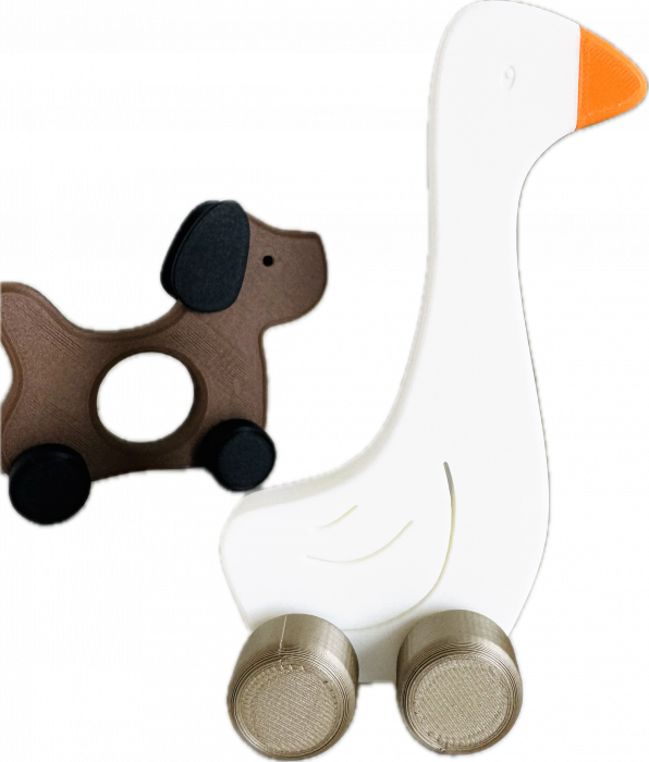 Set animalute pe roti - figurine joaca montessori [3]