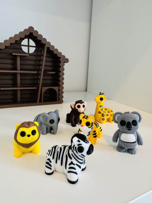 Set figurine flexi - JUNGLE [6]