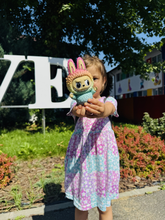 Brelocuri - Figurina tip "Labubu" 14 cm