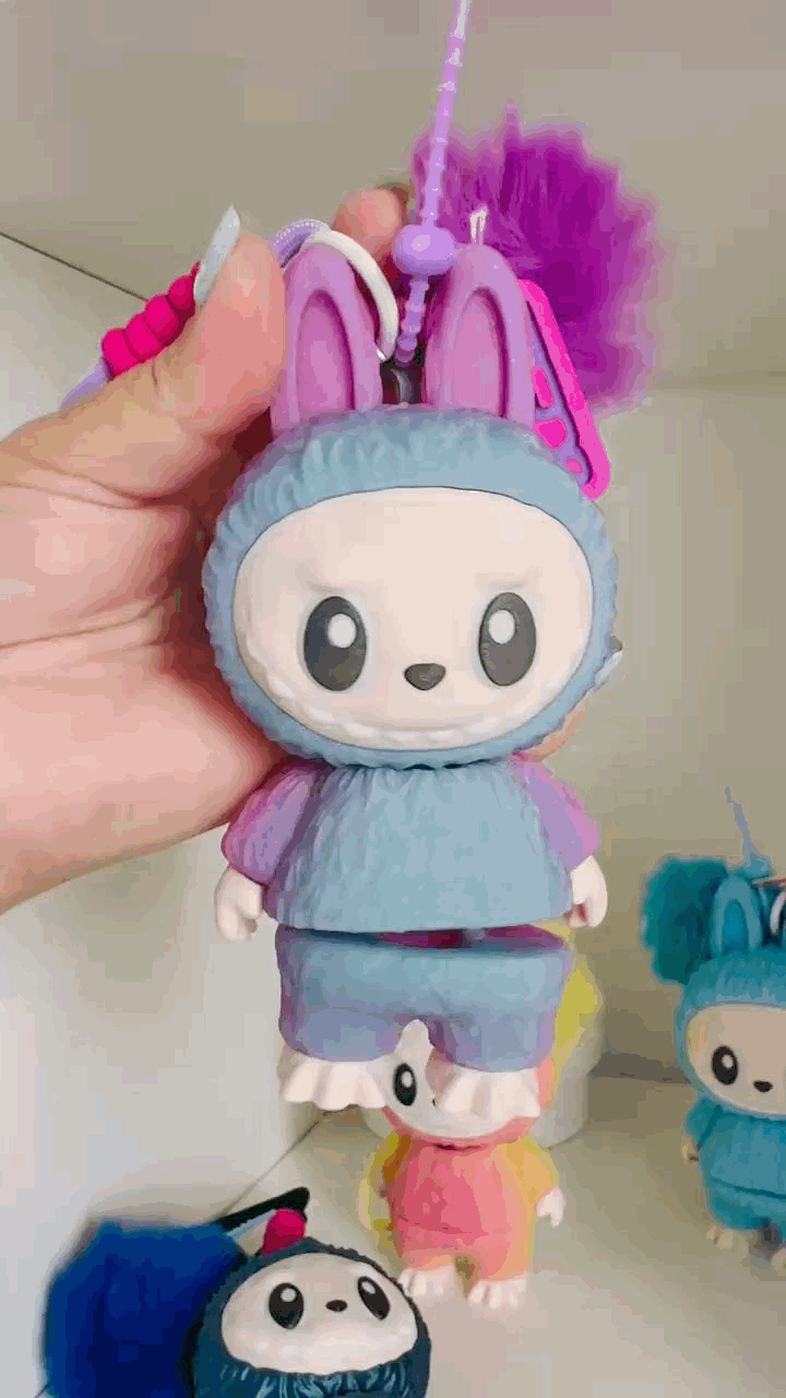 Brelocuri - Figurina tip "Labubu" FLEXI 13 cm