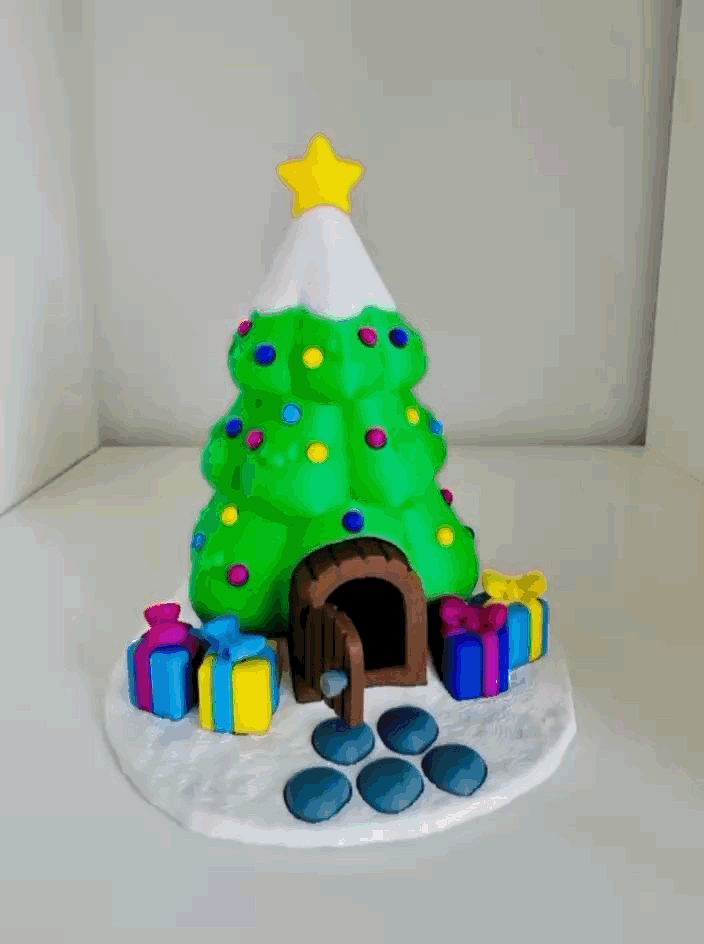 Minis - Kit DIY Brad Craciun - decoratiune lumina de veghe