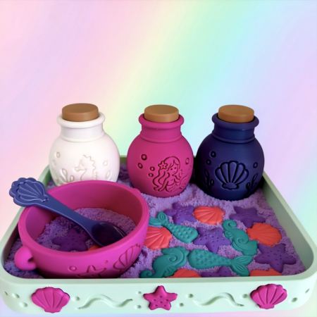 Jucarii si activitati montessori - Magia Sirenelor - joc de rol - set senzorial