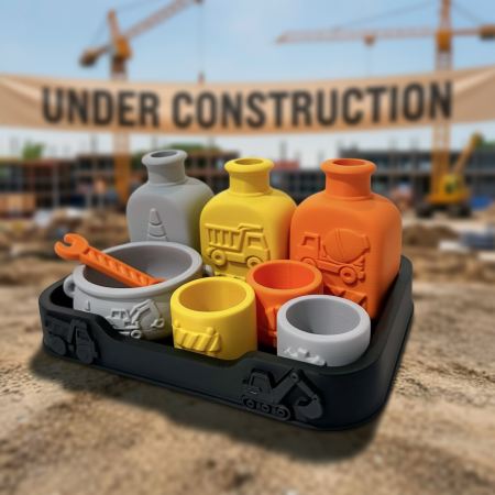 Jucarii si activitati montessori - Micul constructor - joc de rol - set senzorial