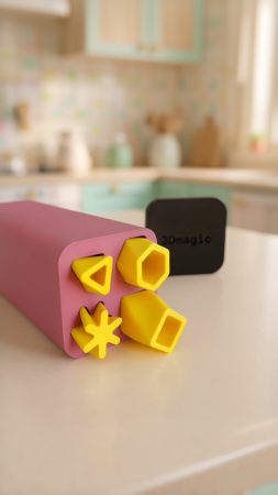 Jucarii si activitati montessori - Cutie 4 tipuri de paste - joc de rol
