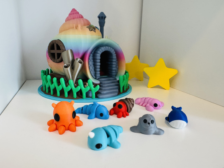 Figurine flexibile - Minis - Set figurine flexi - OCEAN