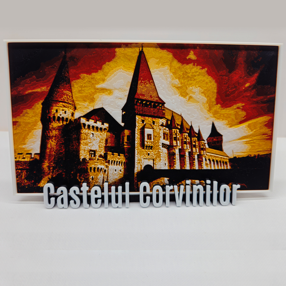 Castelul Corvinilor - Poza in relief [3]