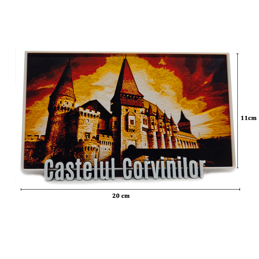 Castelul Corvinilor - Poza in relief [2]