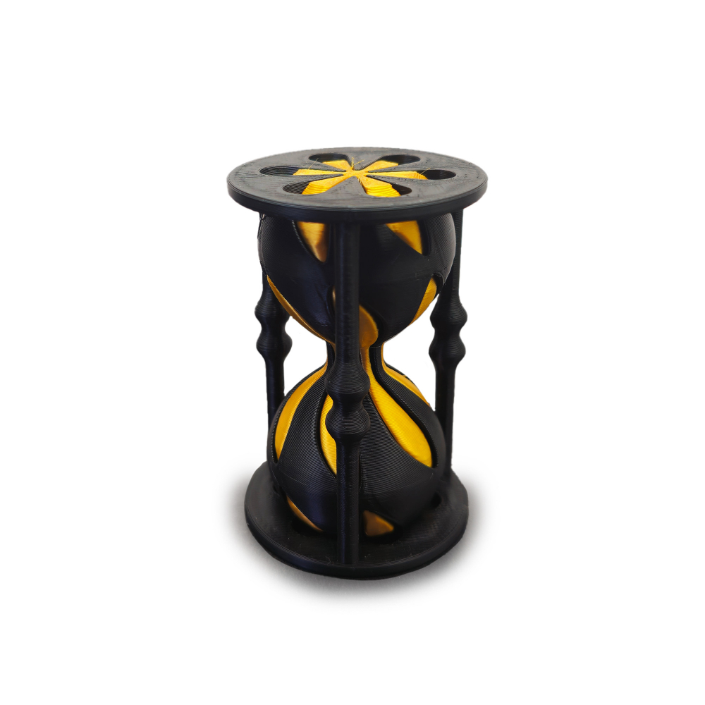 Clepsidră Antistres 3D – Efect Vizual Inovator Black&Gold [1]