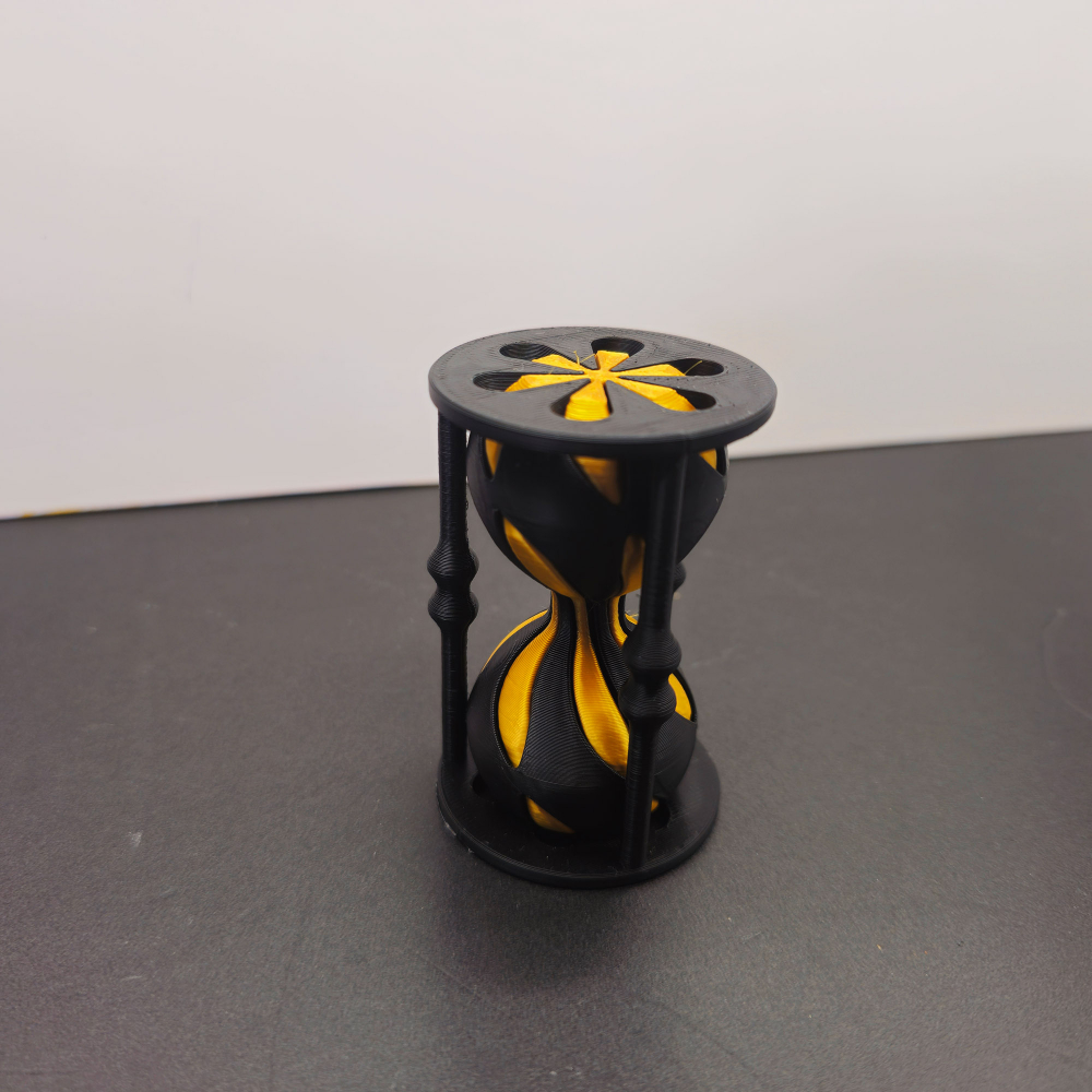 Clepsidră Antistres 3D – Efect Vizual Inovator Black&Gold [4]