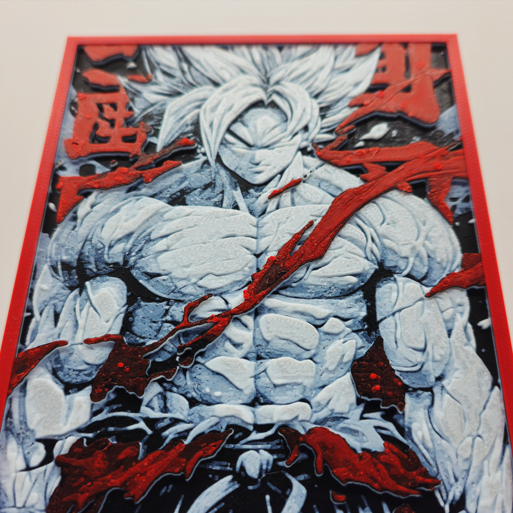 Goku- Tablou in relief [7]