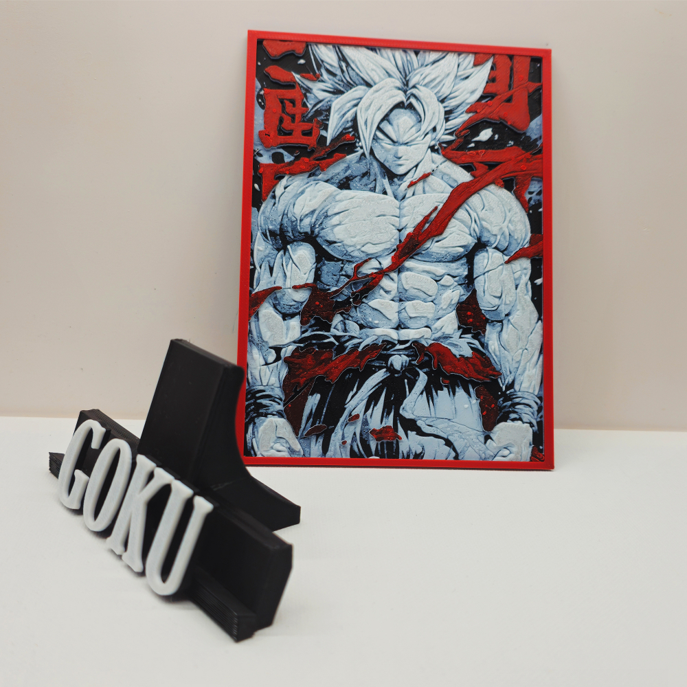 Goku- Tablou in relief [6]