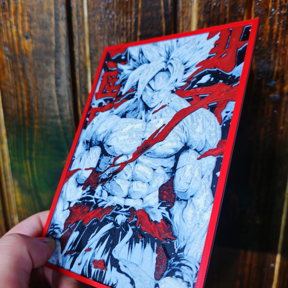 Goku- Tablou in relief [5]