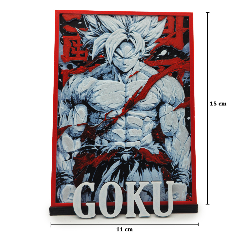 Goku- Tablou in relief [2]