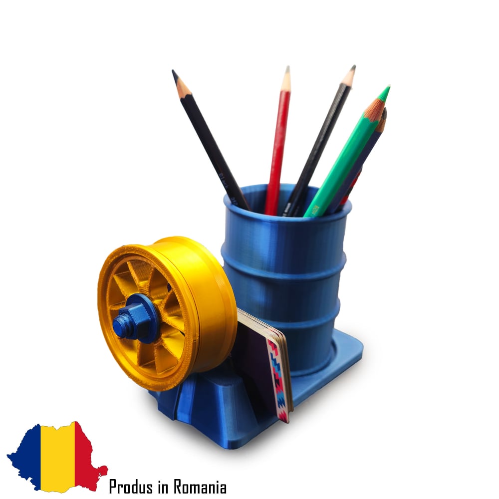 Suport de Pixuri 3D pentru Service Auto Blue-Gold [1]