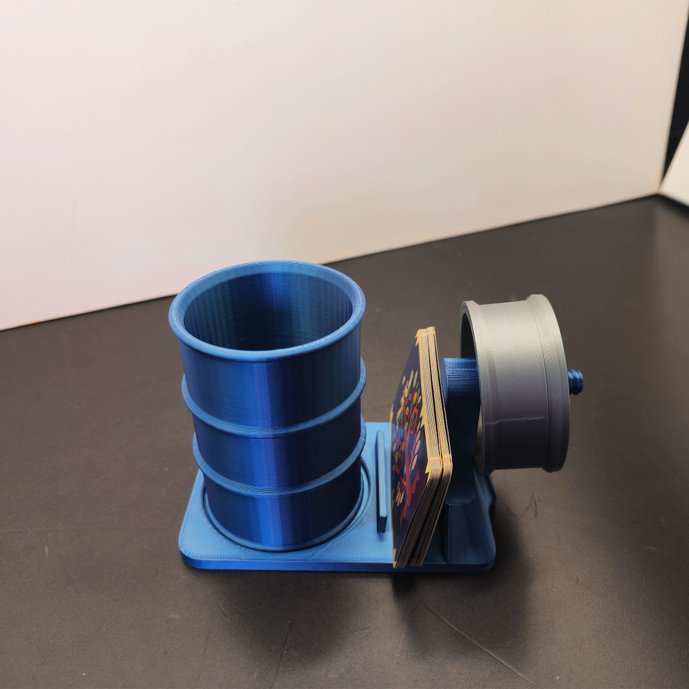 Suport de Pixuri 3D pentru Service Auto Blue-Silver [6]