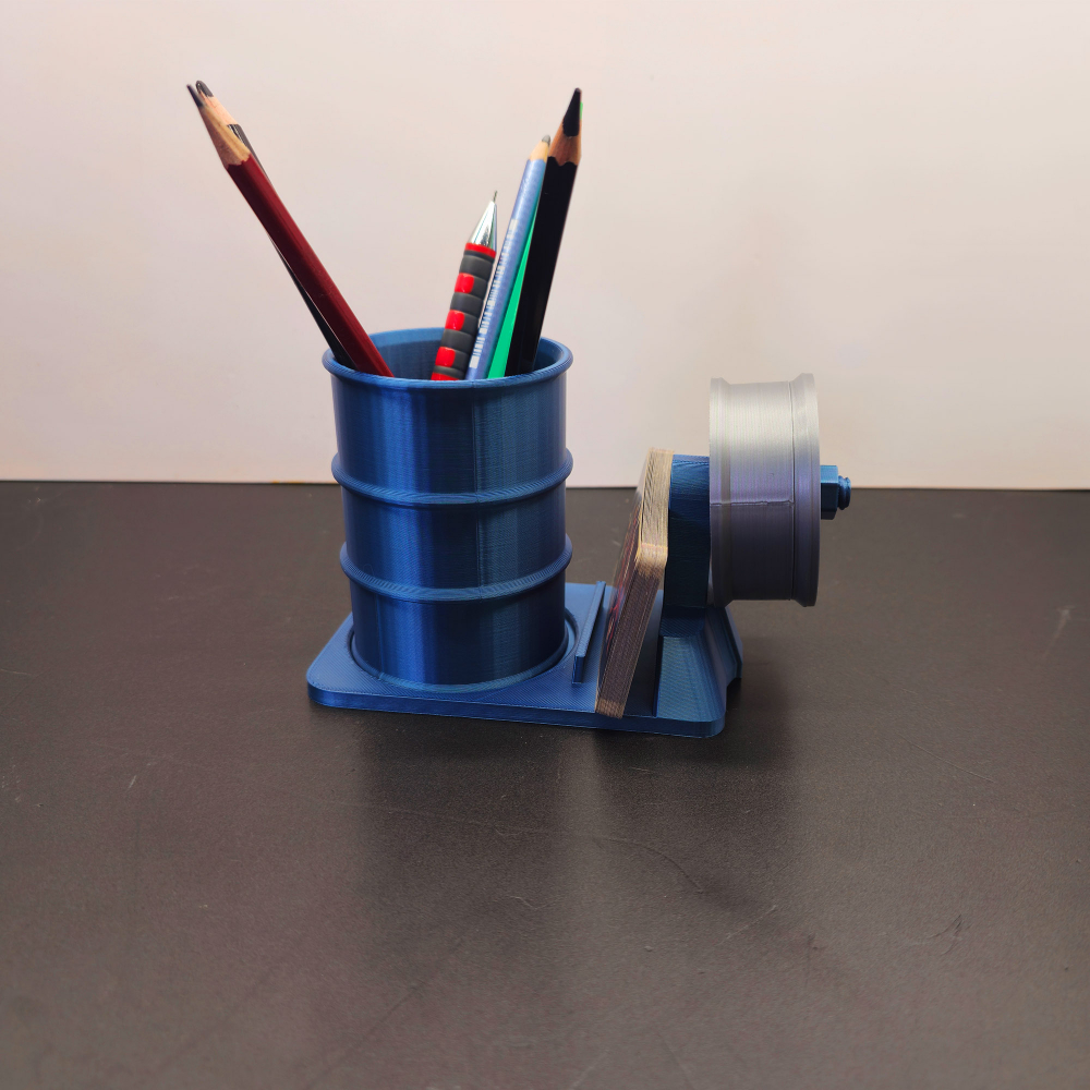 Suport de Pixuri 3D pentru Service Auto Blue-Silver [5]