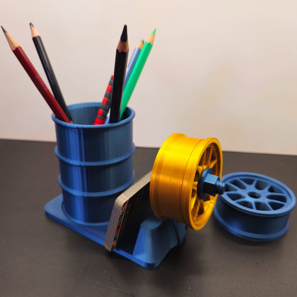 Suport de Pixuri 3D pentru Service Auto Blue-Gold [6]