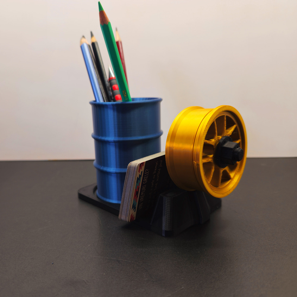 Suport de Pixuri 3D pentru Service Auto Black-Gold [9]