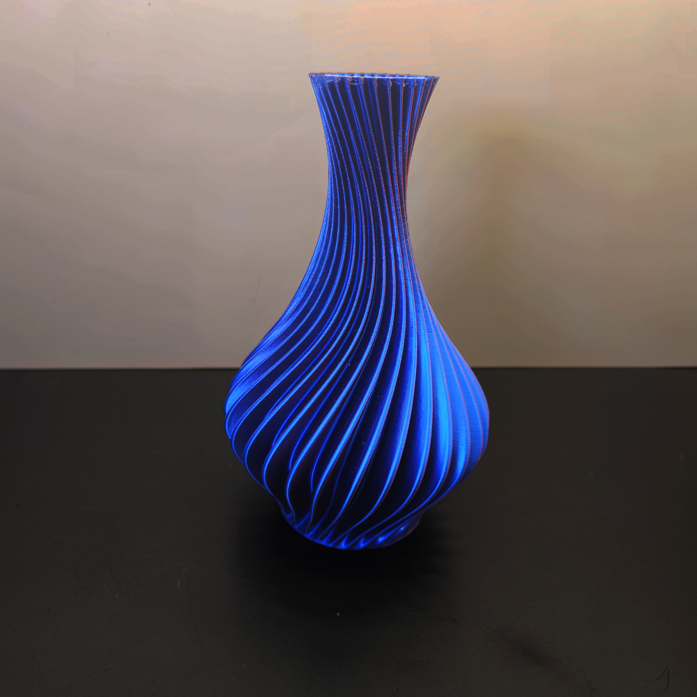 Vază Decorativă Spirală 3D – Design Unic cu Efect în Relief [8]