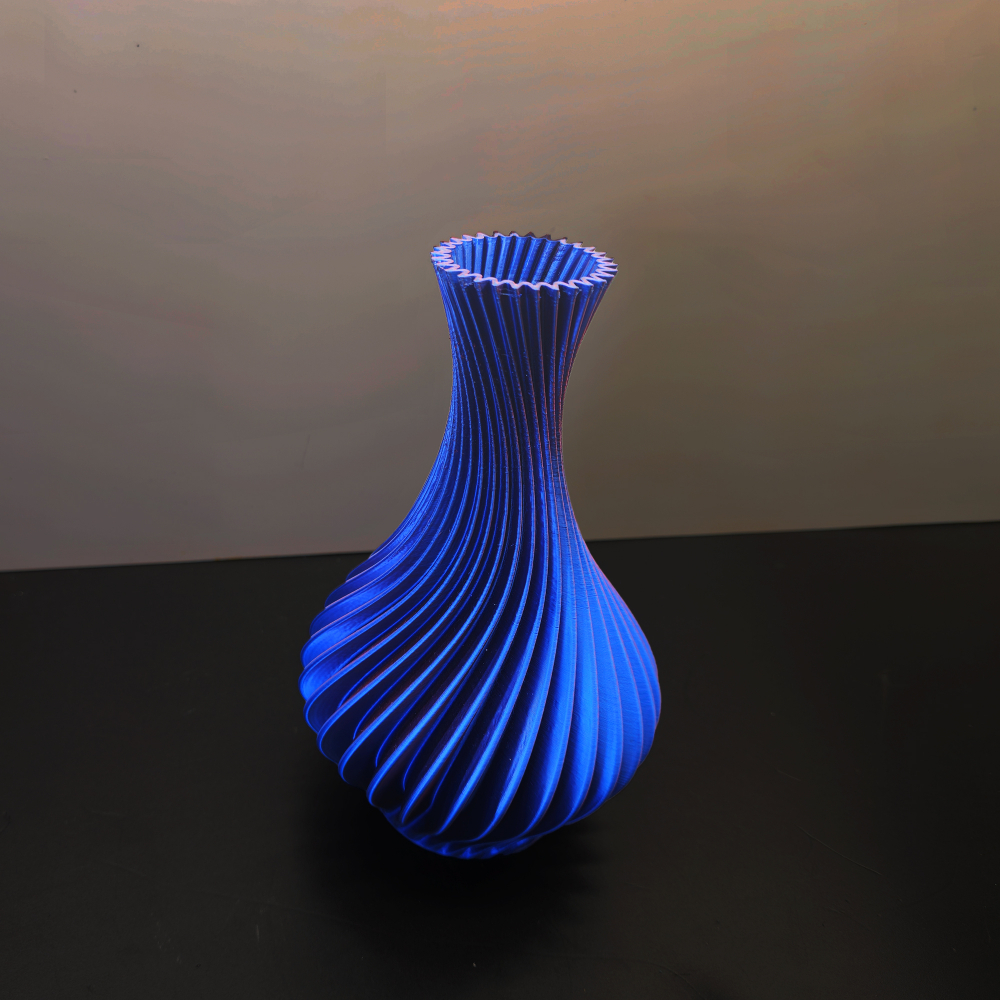 Vază Decorativă Spirală 3D – Design Unic cu Efect în Relief [5]