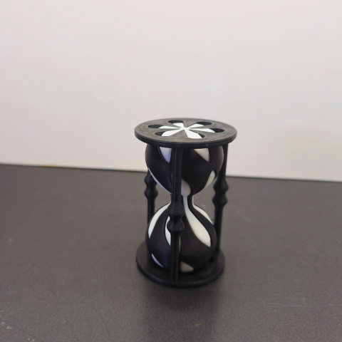 Clepsidră Antistres 3D – Efect Vizual Inovator Black&White [2]