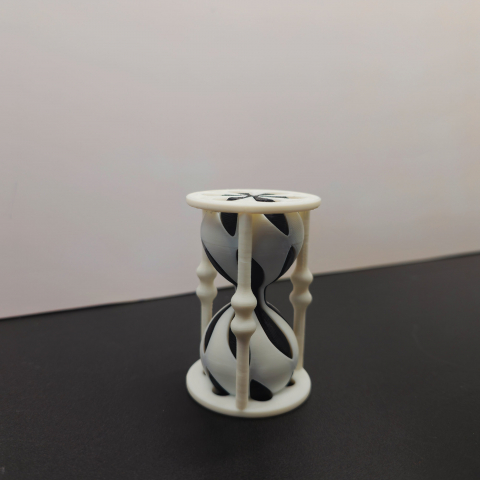 Clepsidră Antistres 3D – Efect Vizual Inovator White&Black [3]