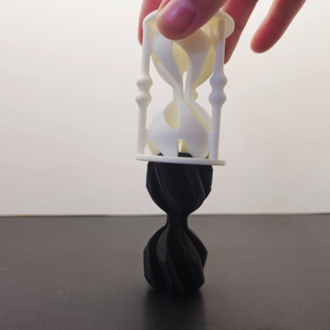 Clepsidră Antistres 3D – Efect Vizual Inovator White&Black [7]