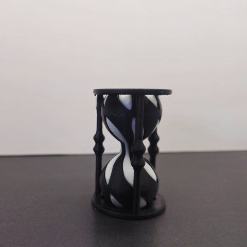 Clepsidră Antistres 3D – Efect Vizual Inovator Black&White [3]