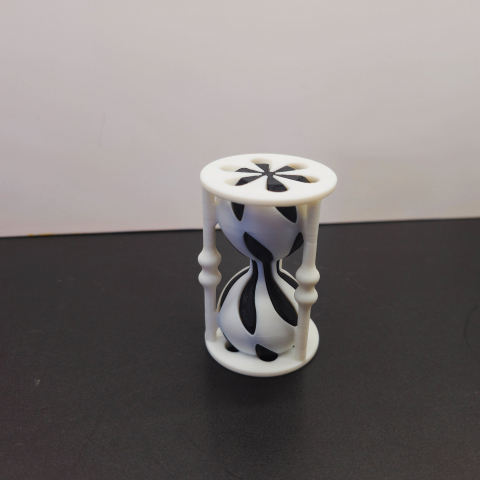 Clepsidră Antistres 3D – Efect Vizual Inovator White&Black [4]
