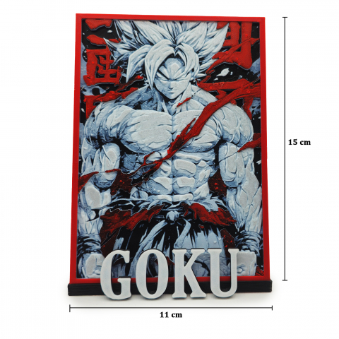 Goku- Tablou in relief [1]