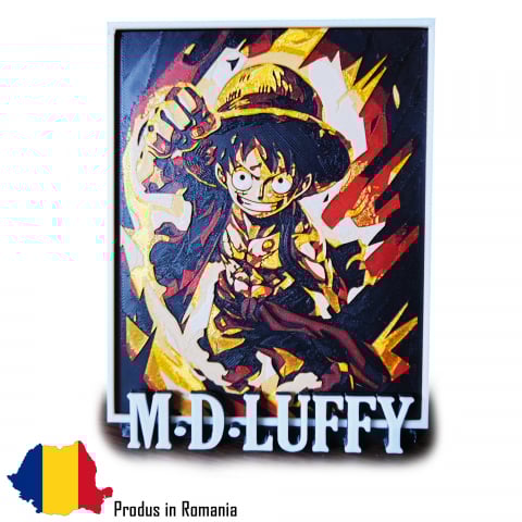 Tablouri 3D Anime - Luffy Tablou în Relief