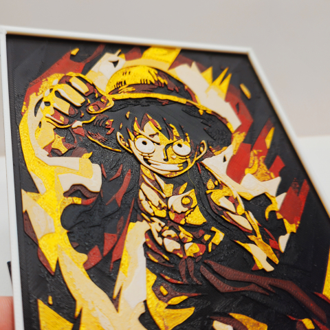 Luffy Tablou în Relief [6]