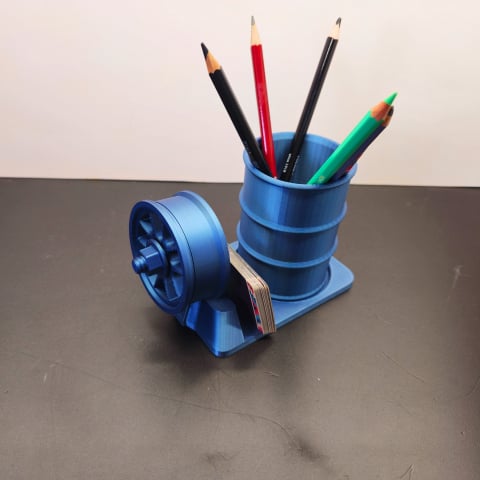Suport de Pixuri 3D pentru Service Auto Blue [4]