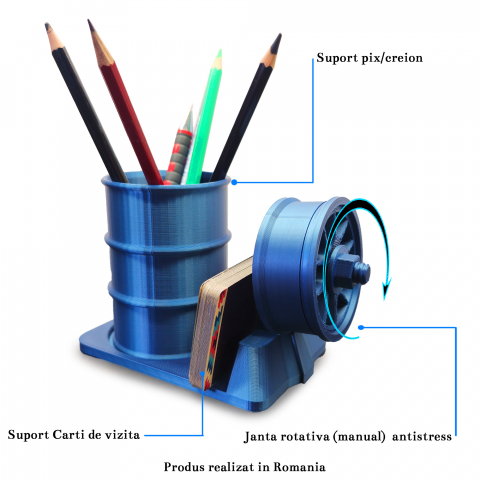 Suport de Pixuri 3D pentru Service Auto Blue [1]