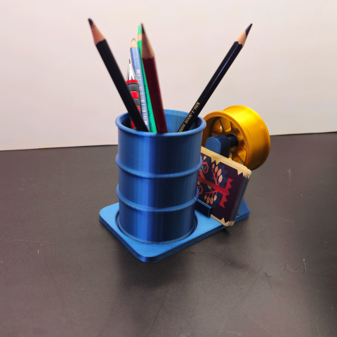 Suport de Pixuri 3D pentru Service Auto Blue-Gold [7]