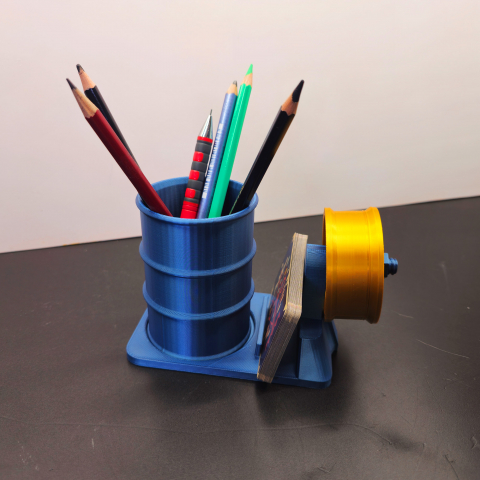 Suport de Pixuri 3D pentru Service Auto Blue-Gold [6]