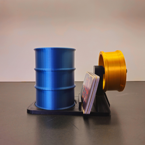 Suport de Pixuri 3D pentru Service Auto Black-Gold [5]