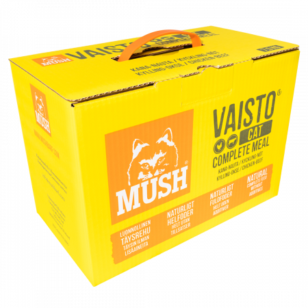 MUSH caini - mush-vaisto-cat-yellow-meniu-complet-barf-combinatie-de-vita-pui