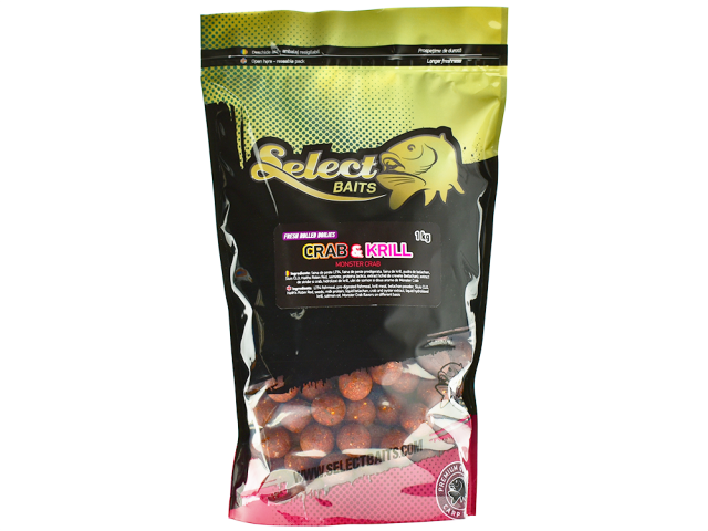 Select Baits Boilies Crab & Krill 20mm (solubile)