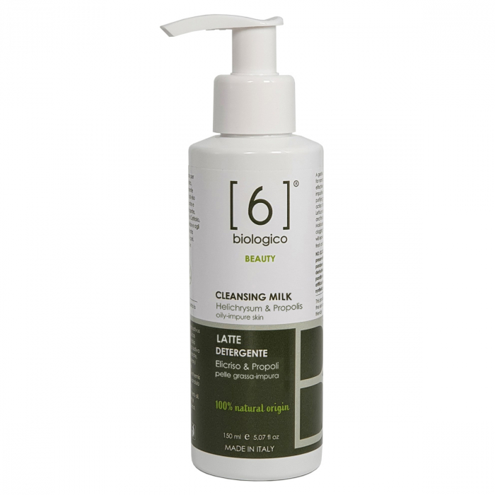 Lapte Demachiant Vegan cu Helichrysum & Propolis – Curățare Delicată pentru Ten Gras și Impur [1]