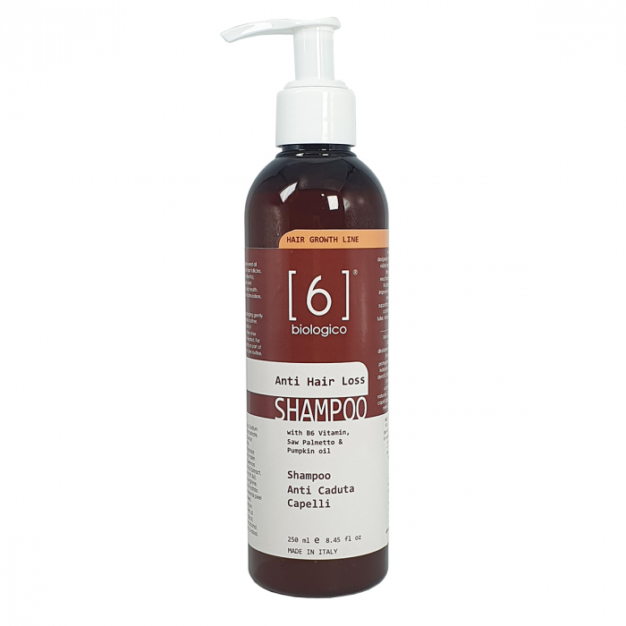 Șampon Anti-Cădere a Părului cu Vitamina B6, Saw Palmetto și Ulei de Dovleac [1]