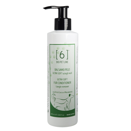 Pet - Balsam Ultra Moale pentru Câini și Pisici – Anti-Încălcire, Fără Clătire, cu Ulei de Cocos și Macadamia