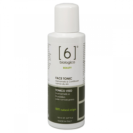 Ingrijire fata - Tonic Facial Vegan cu Hamamelis și Albăstrele – Revigorant și Astringent pentru Pielea Grasă și Normală