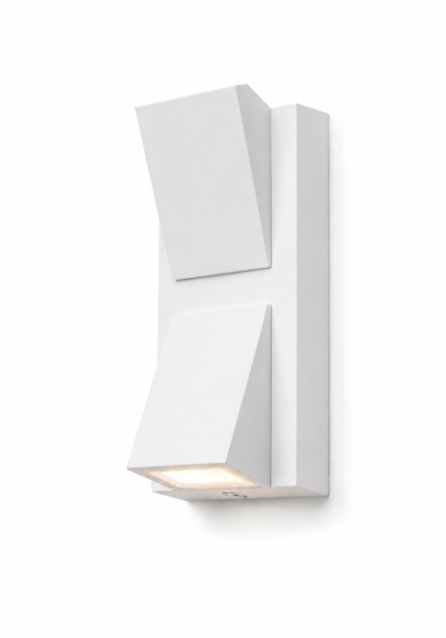 Aplică exterior LED SZ-2714 alb/negru din aluminiu cu iluminare sus-jos IP65 [3]