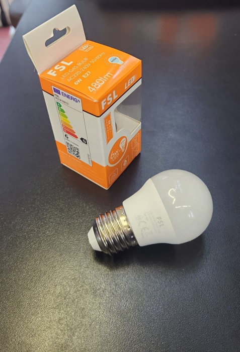 Bec LED FSL G45JX 6W E27 6500K 480lm [1]