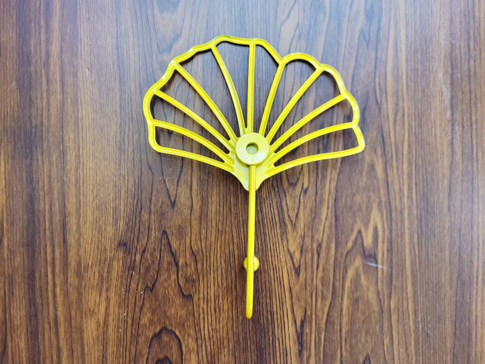 Cuier de Perete 027, Metal Auriu, Design Stilizat Elegant, Formă Evantai [3]